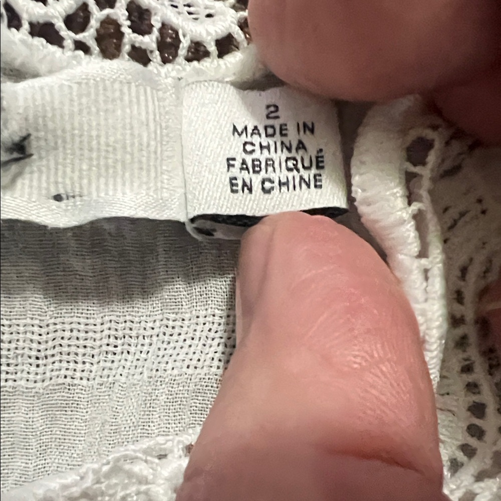 Coach White Lace Crochet Top - Picture 3 of 8